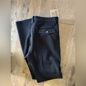 H Bar C Ranchwear Pants Mens 36 black label Flat Front Franklin Western Straight